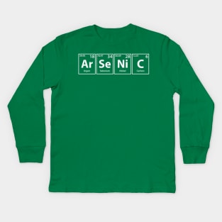 Arsenic (Ar-Se-Ni-C) Periodic Elements Spelling Kids Long Sleeve T-Shirt